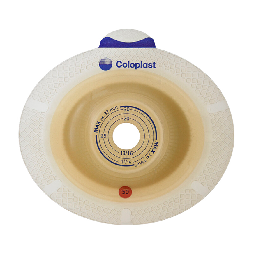 SenSura® Convex Shallow Click baseplate